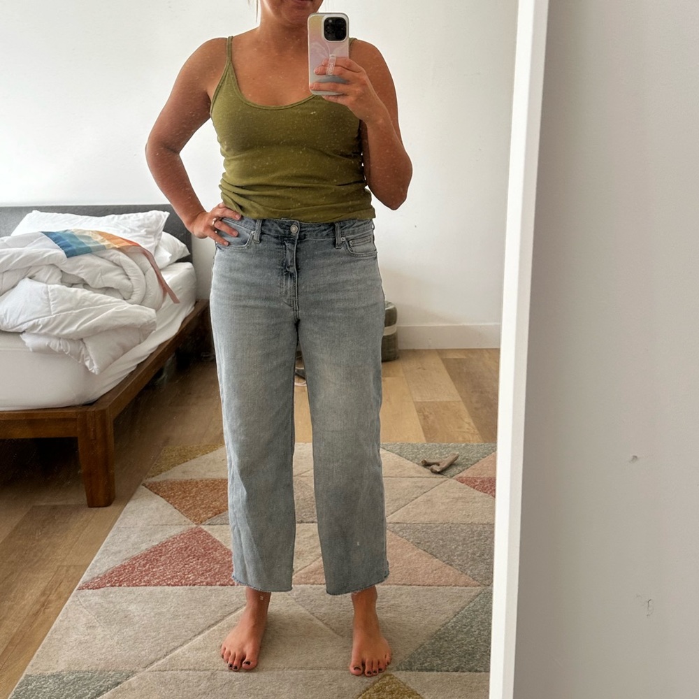 Unpublished Wide Leg Crop Jeans 👖